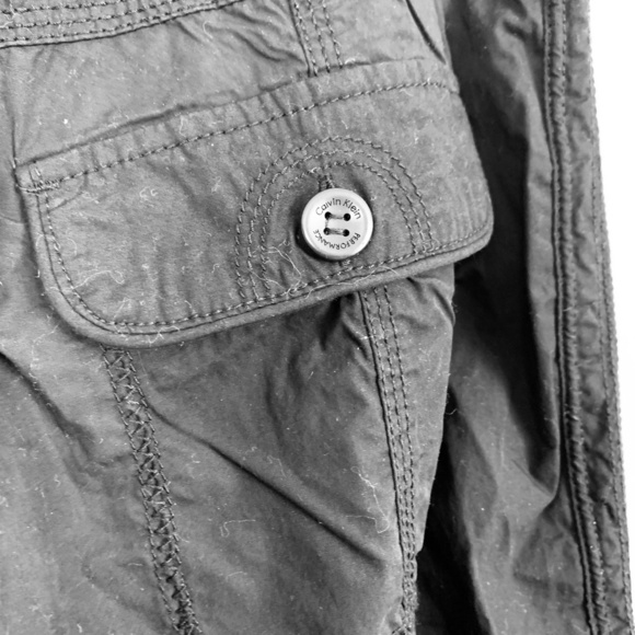 Calvin Klein PERFORMANCE Black Cropped Pants sz S - Picture 15 of 16